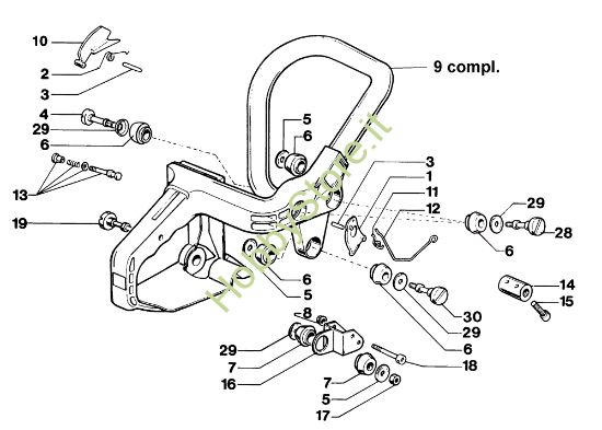 Picture of Impugnatura 350AF Super Motosega