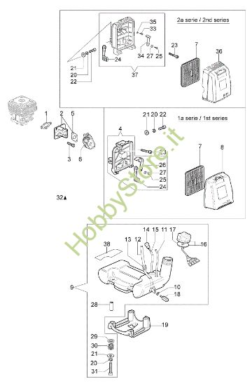 Picture of Serbatoio e filtro aria SPARTA 37 S Decespugliatore