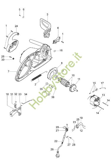 Picture of Motore elettrico OM 2000 E Elettrosega