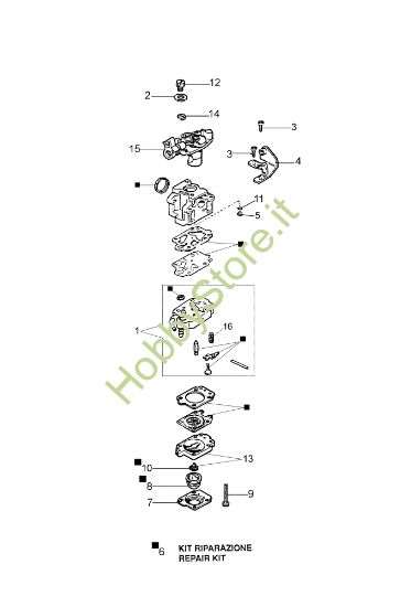 Picture of Carburatore WYJ-442 HC 275 XP Tagliasiepi