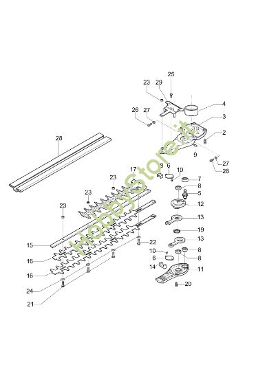 Picture of Gruppo lame HC 275 XP Tagliasiepi