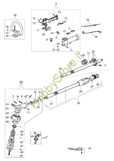 Picture of Trasmissione SPARTA 25 D Decespugliatore