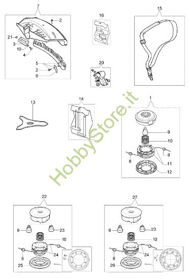 Picture of Accessori SPARTA 25 D Decespugliatore