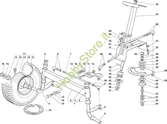 Picture of Sterzo OM 90C/11,5M Cat.2007 Trattorino