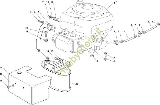 Picture of Motore OM 90C/11,5M Cat.2007 Trattorino