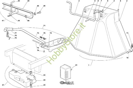 Picture of Accessori a richiesta OM 90C/11,5M Cat.2007 Trattorino