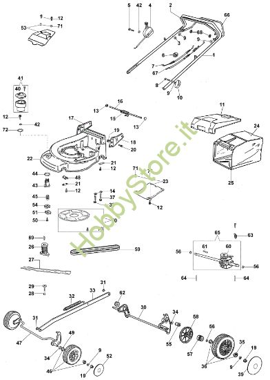 Picture of Esploso MAX 48 TBS Rasaerba