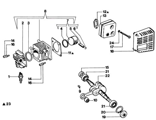 Picture of Motore 935 DX Motosega