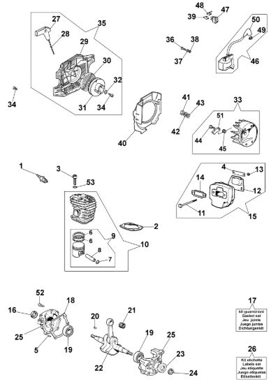 Picture of Motore 941 Motosega
