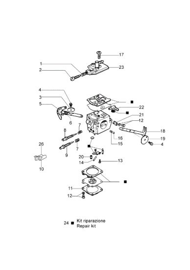 Picture of Carburatore WT-494A (EURO1) 941 Motosega