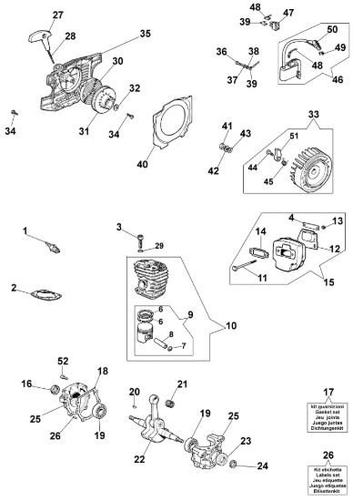 Picture of Motore 951 Motosega