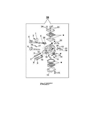 Picture of Carburatore WJ-72A 970 Motosega