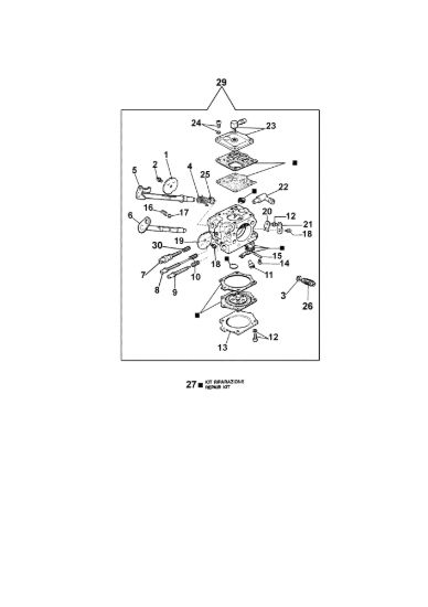 Picture of Carburatore WJ-63 980 Motosega