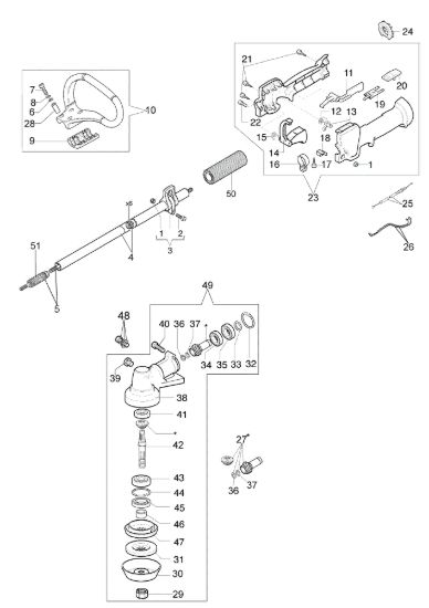 Picture of Trasmissione Ø28 BC 380 S Decespugliatore