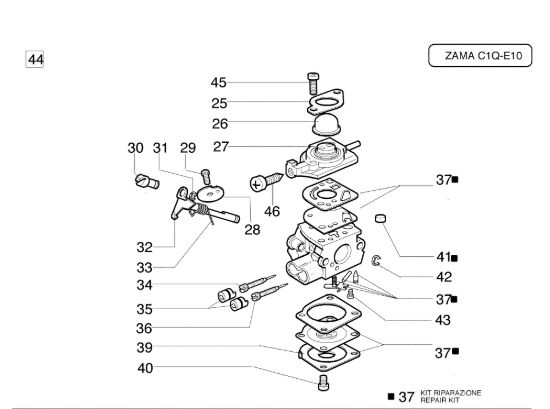 Picture of Carburatore C1Q-E10 435 BP Decespugliatore