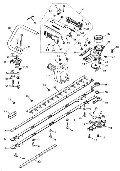 Picture of Gruppo lame TS 322 S Tagliasiepi