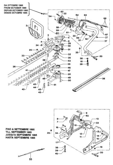 Picture of Gruppo lame TS 330 Tagliasiepi