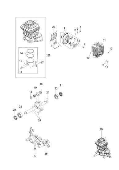 Picture of Motore MP 3000 (Euro 2) Motopompa
