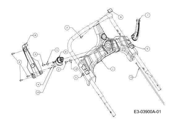 Picture of Plancia comandi LR 55 VBX 4-IN-1 Cat. 2010 Rasaerba
