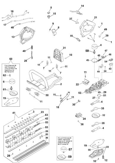 Picture of Gruppo lame TS 327 L Tagliasiepi