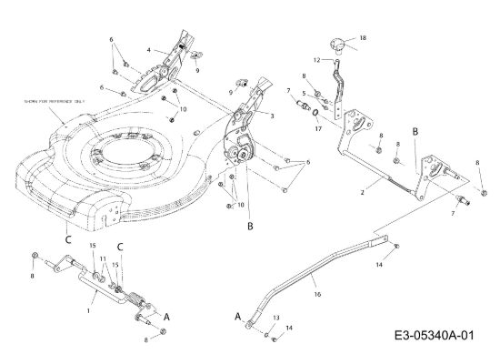 Picture of Sistema altezza di taglio LR 55 VBX 4-IN-1 Cat. 2011 Rasaerba