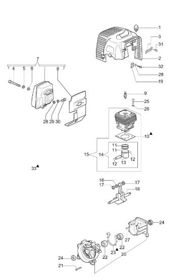 Picture of Motore STARK 4400 BP (Euro 2) Decespugliatore