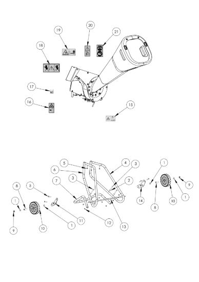 Picture of Esploso 1 BT 2500 E Biotrituratore