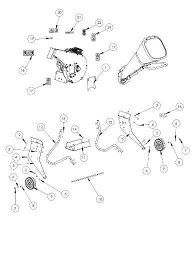 Picture of Esploso 1 BT 4000 Biotrituratore