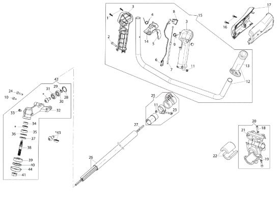 Picture of Trasmissione DS 2200 T (Euro 2) Decespugliatore