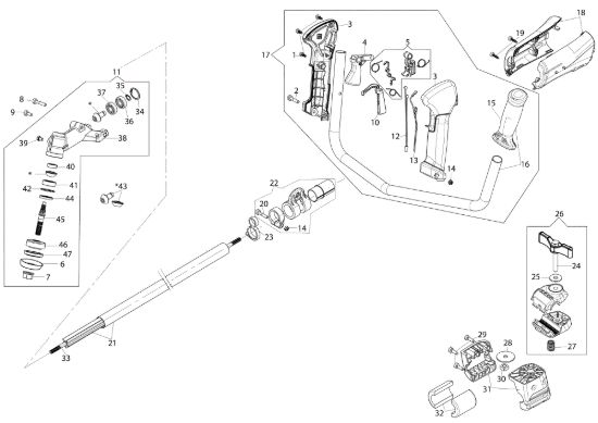 Picture of Trasmissione DS 2400 T (Euro 2) Decespugliatore