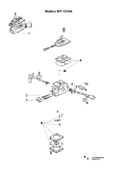 Picture of Carburatore WT-1019A TG 2800 XP Tagliasiepi