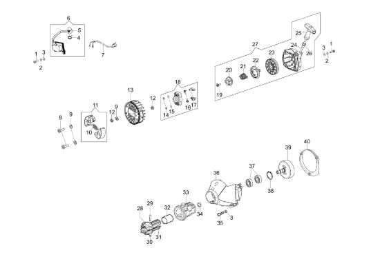 Picture of Avviamento e frizione DS 4300 S Decespugliatore