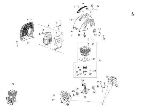 Picture of Motore DS 4300 TL Decespugliatore