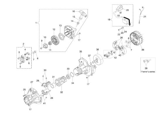 Picture of Avviamento e frizione DS 3500 T Decespugliatore