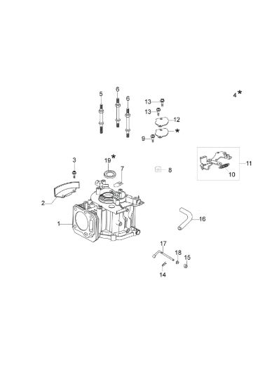Picture of Cilindro e basamento LR 53 VK ALLROAD PLUS 4 (K 800) Rasaerba