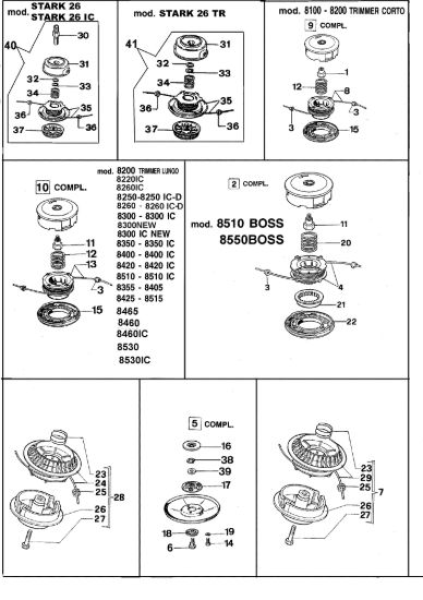 Picture of Testine nylon 8510 BOSS Decespugliatore