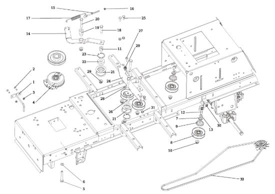 Picture of Puleggia frizione EF 106/24 KH (K2400AVD V-twin) Cat. 2017 Trattorino