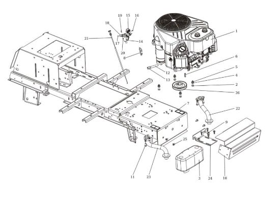 Picture of Motore EF 124/22 HP Trattorino
