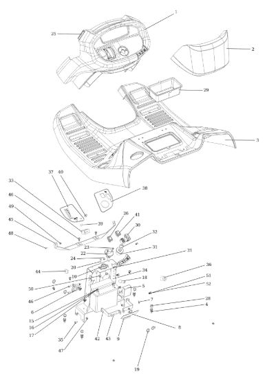 Picture of Cruscotto EF 124/22 HP Trattorino