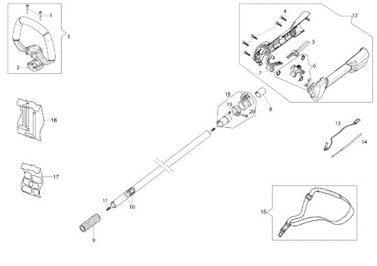 Picture of Trasmissione DS 2410 H Tagliasiepi