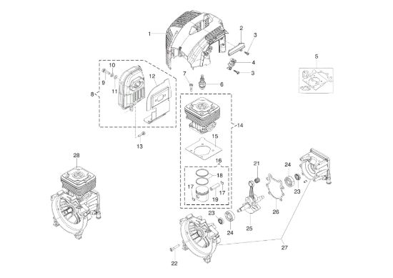 Picture of Motore DS 4000 T Decespugliatore