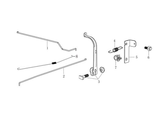 Picture of Leve di controllo LR 48 PK COMFORT PLUS (K605) EURO 5 Rasaerba