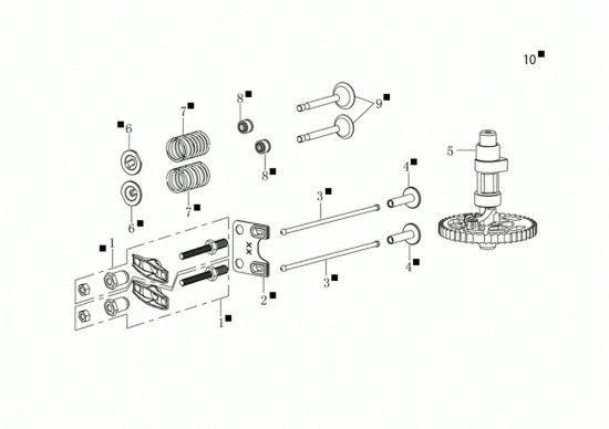 Picture of Kit valvola LR 44 PK COMFORT (K605) EURO 5 Rasaerba