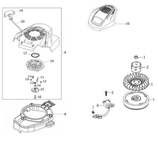Picture of Avviamento AR 53 TK ALLROAD ALUMINIUM (K805) EURO 5 Rasaerba