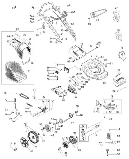 Picture of Esploso LR 53 TK ALL ROAD PLUS 4 (K805) EURO 5 Rasaerba