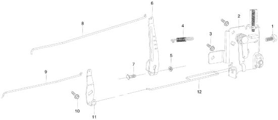 Picture of Leve di controllo ZEPHYR 72/12,5 K H (3in1) (K1250) EURO 5 Trattorino