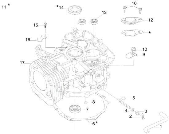 Picture of Cilindro e basamento ZEPHYR 72/12,5 K H (3in1) (K1250) EURO 5 Trattorino