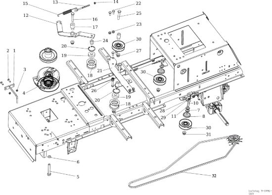 Picture of Puleggia (frizione) EF 106/24 KH 4X4 (K2400AVD V-twin - EURO5) Cat. 2019 Trattorino