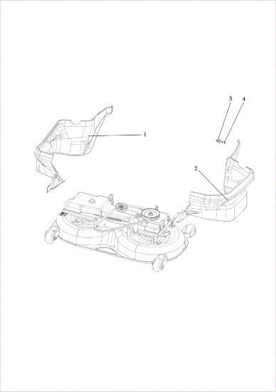Picture of Piatto di taglio (2/2) EF 106/24 KH 4X4 (K2400AVD V-twin - EURO5) Cat. 2019 Trattorino