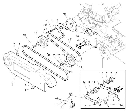 Picture of Trasmissione (1/2) DR 65 (K1100 H) Trinciasarmenti
